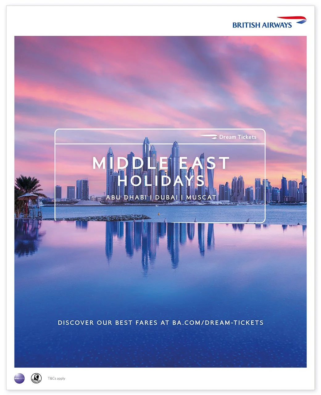 British Airways campaign visual