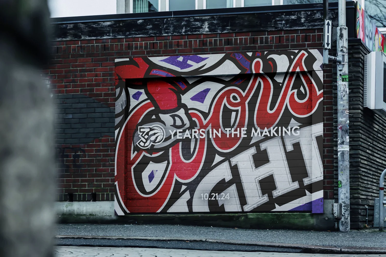 Garage door campaign visual