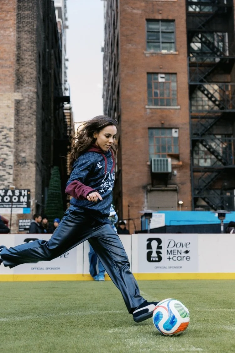 Soccer Rink stunt photography