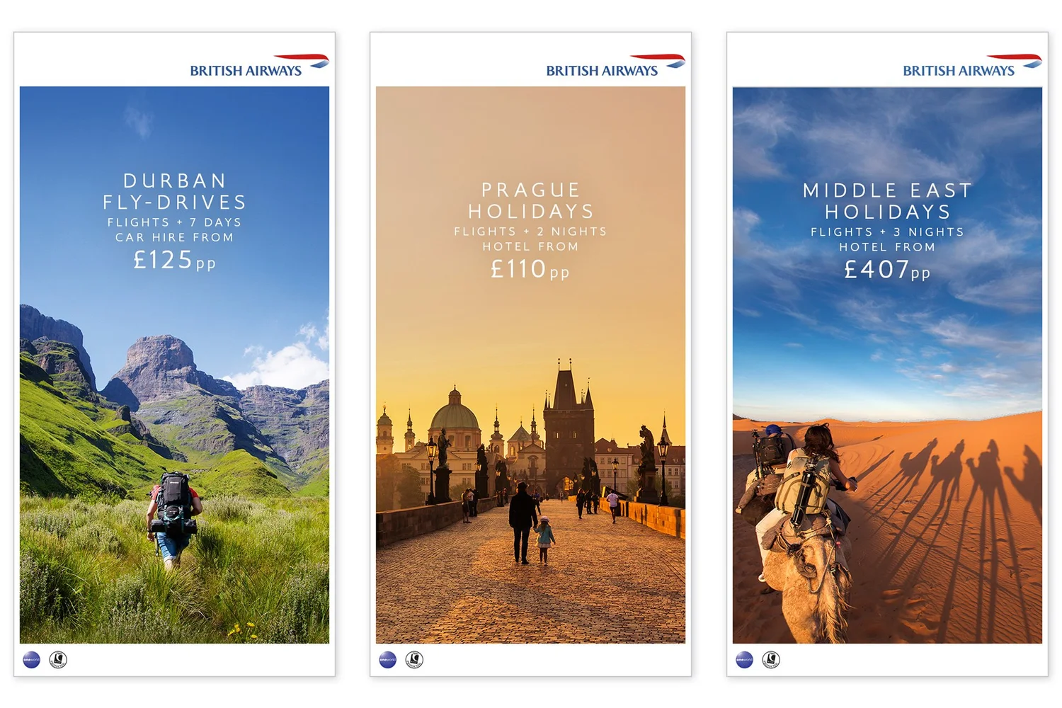 British Airways campaign visual