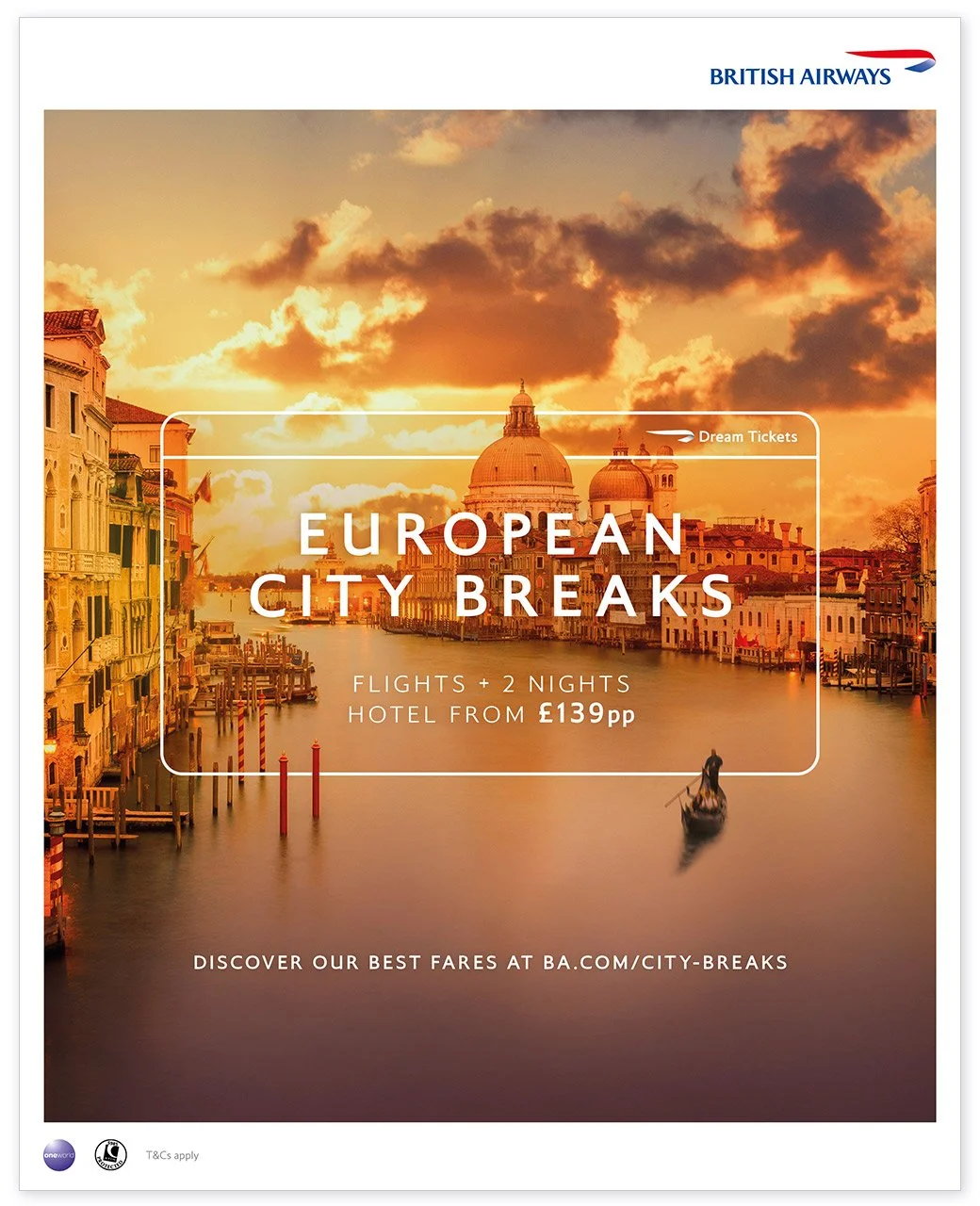 British Airways campaign visual