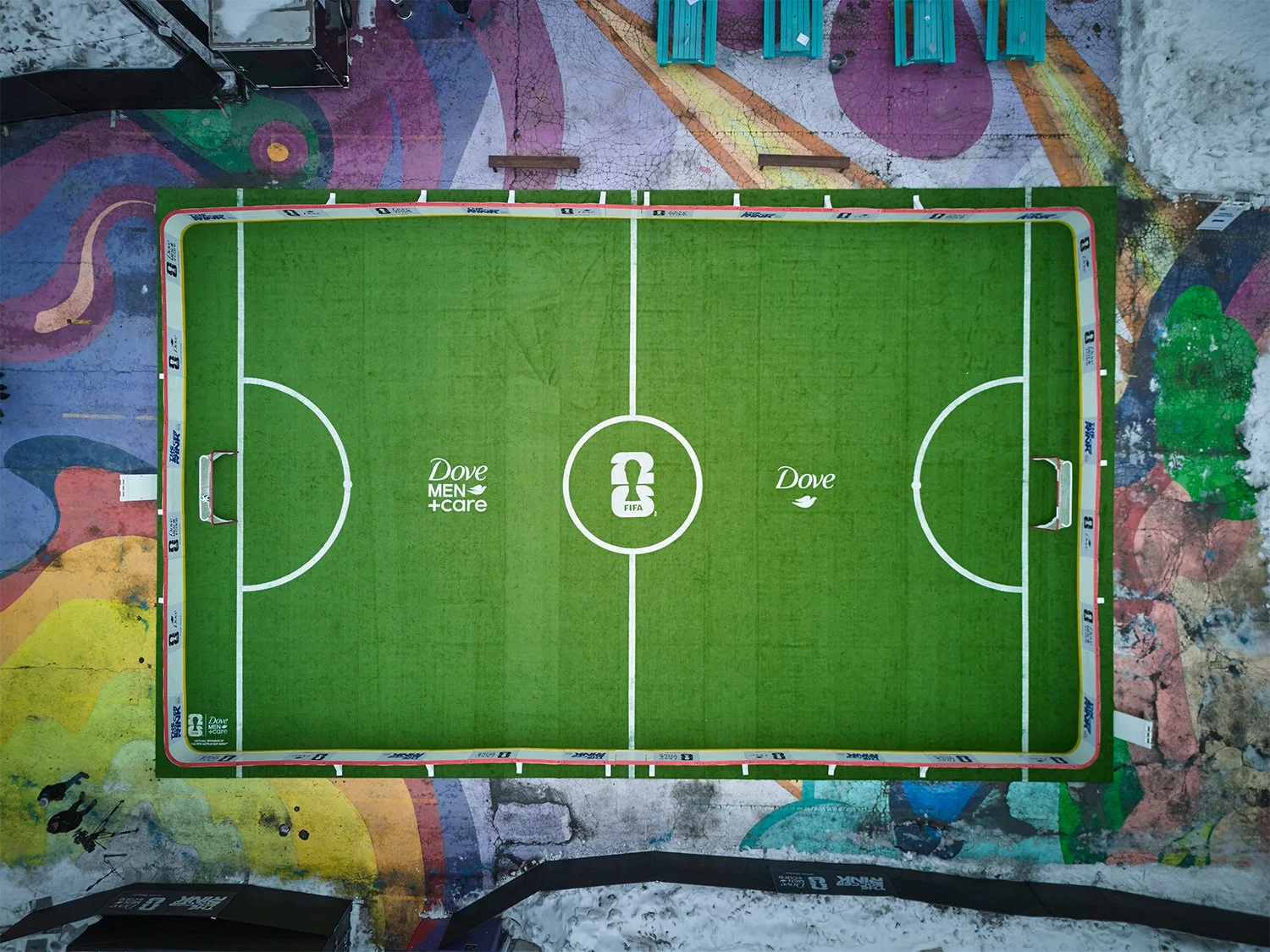 Aerial view of The Soccer Rink