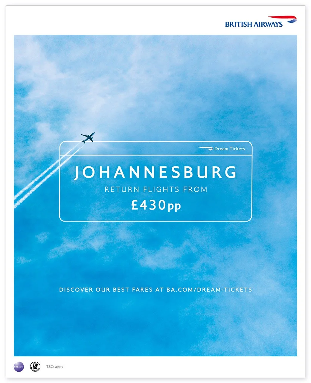 British Airways campaign visual
