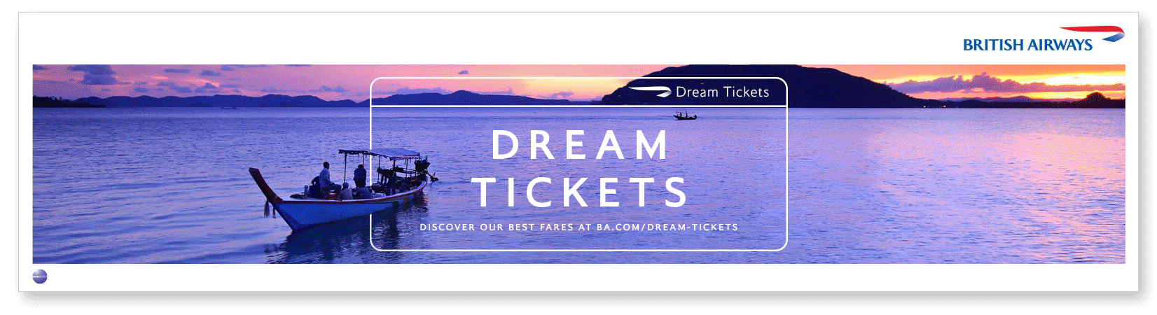 Animated landscape banner