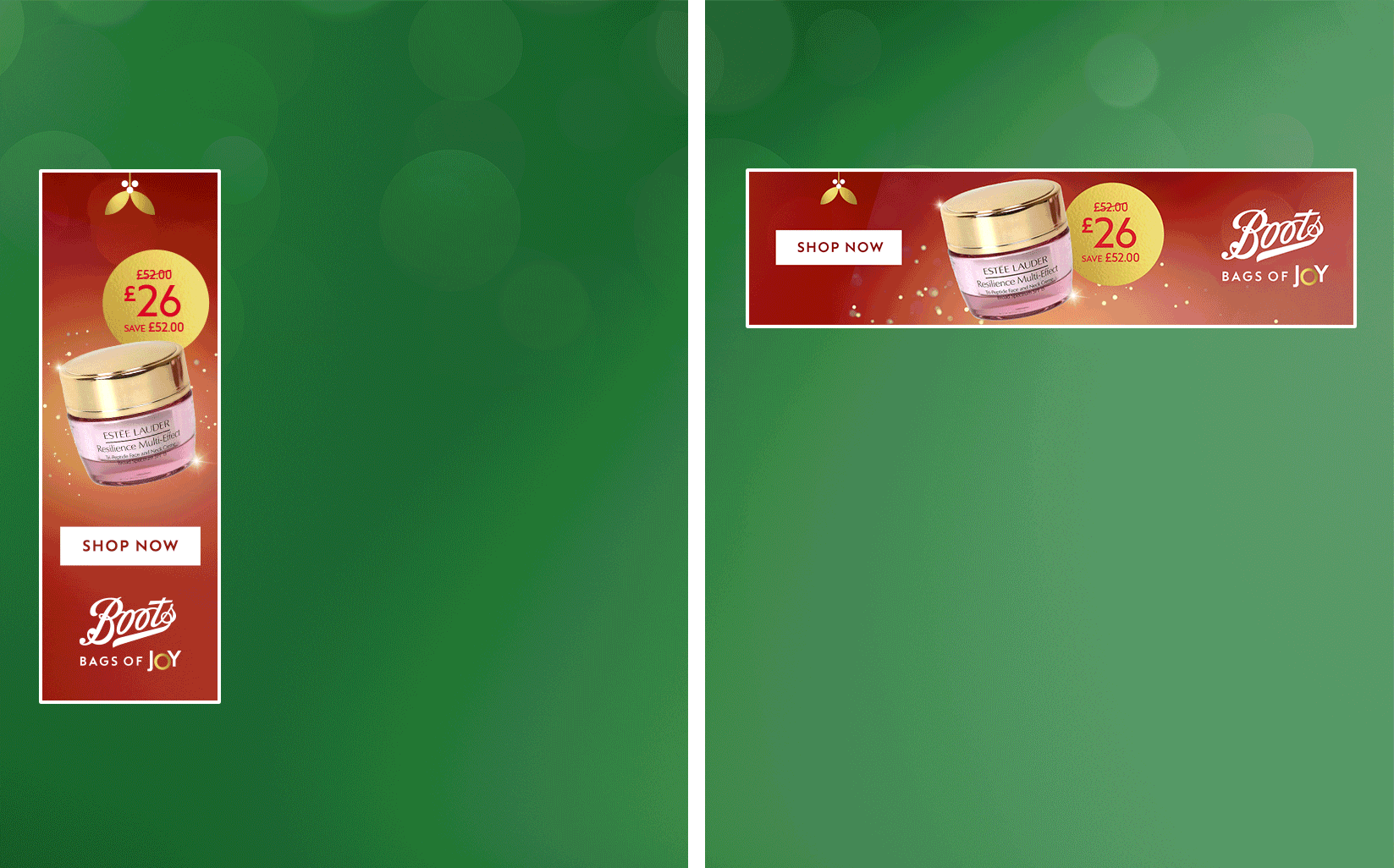 Display banners animation